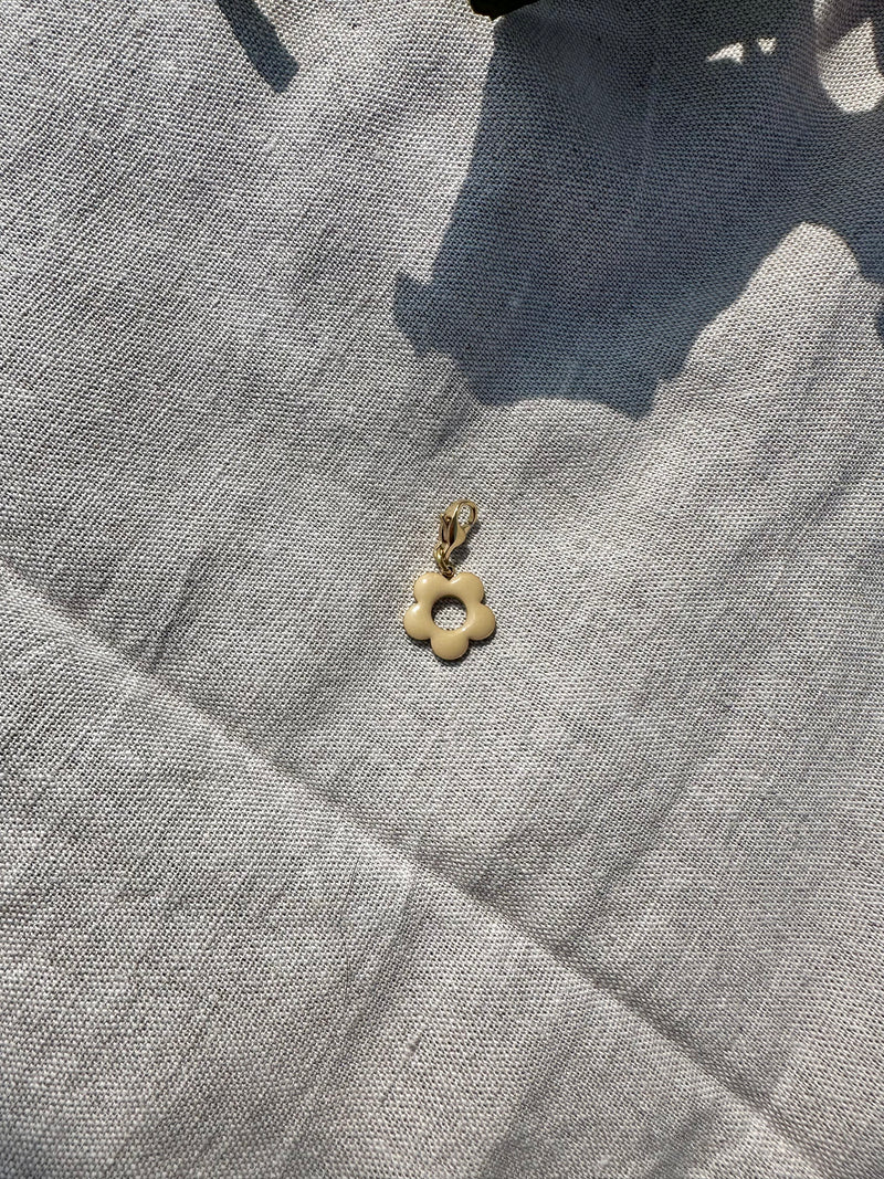 Charm fleur beige